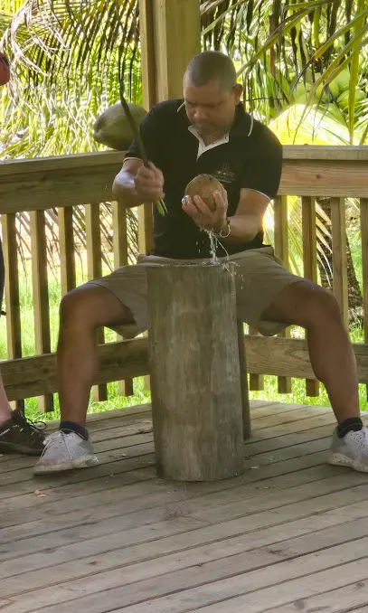 Roatan Iguana Farm Tour – Coconut Factory & Brady’s Cay Beach - Image 7
